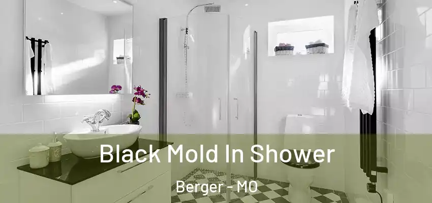  Black Mold In Shower Berger - MO