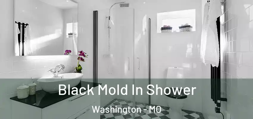  Black Mold In Shower Washington - MO